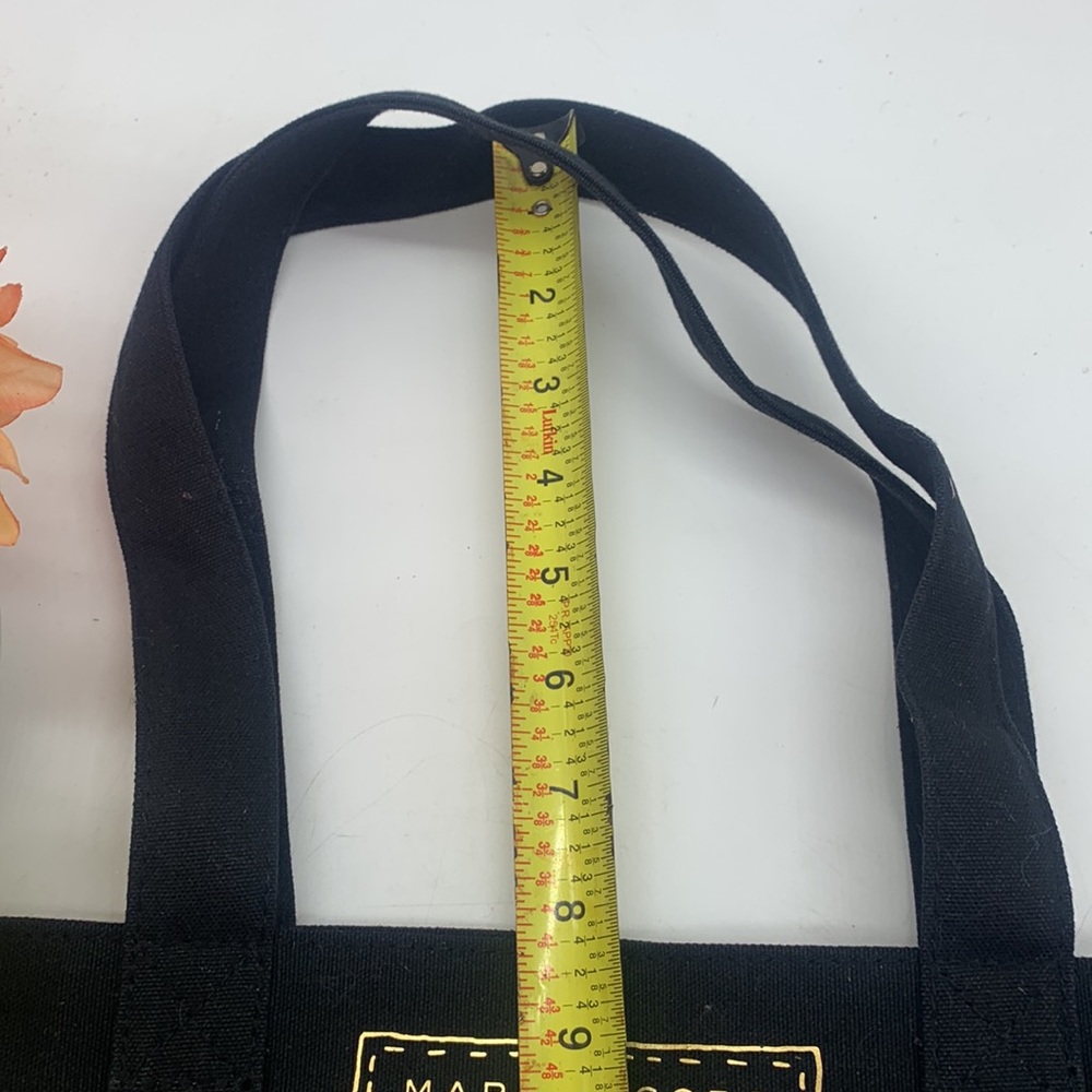 Marc Jacobs Fragrances Black Gold Canvas Tote Bag. TOT3613E - Picture 5 of 8